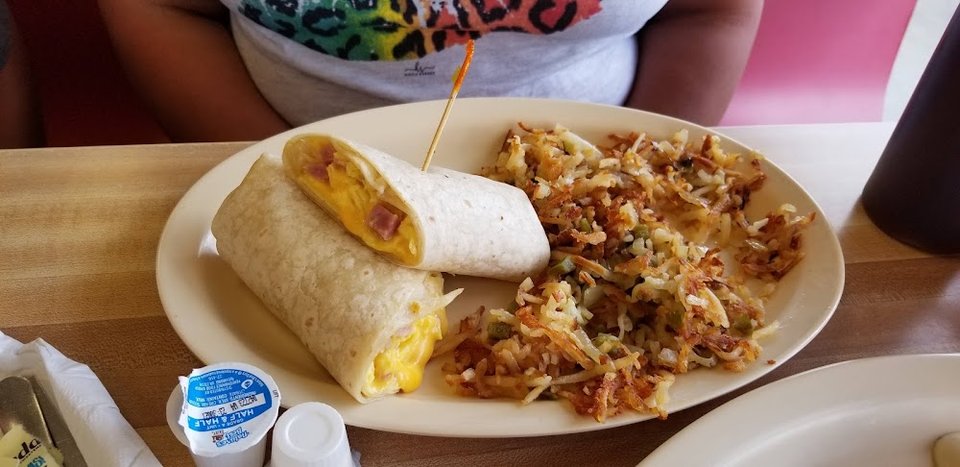 Breakfast Burrito with Hash Browns
