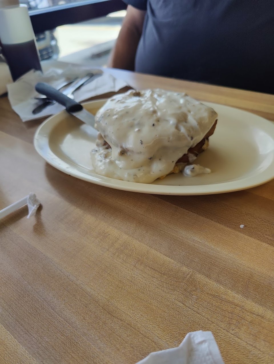 Bacon Sausage Egg Cheese Toast Gravy